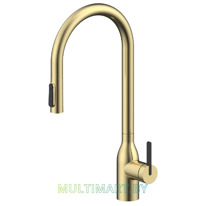 Смеситель Paulmark Universal Un213880-SBG (светлое брашированное золото)